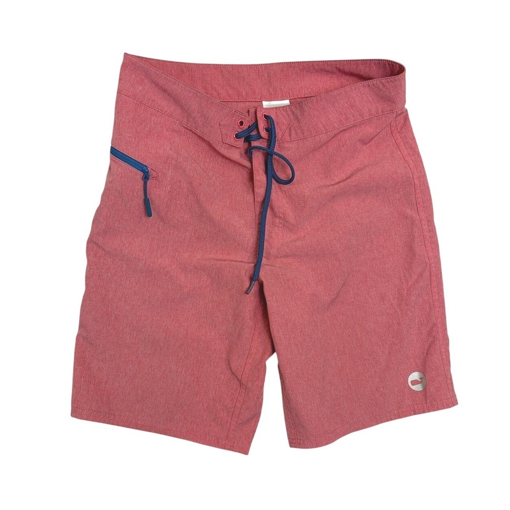 Vineyard‎ Vines Mens Board Shorts Red/Pink Heather Stretch Swim Trunks 28